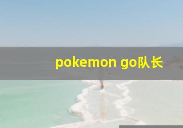 pokemon go队长